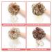 Brown Mix Ash Blonde Messy Bun Scrunchie: Tousled Updo Hair Extension for Women - Buy Online on GoSupps.com