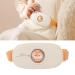 Heated Uterus Belt for Menstruation | 4-Level High Frequency Vibration Waist Belt for Women - Comfort & Relief (White) - Buy Online on GoSupps.com