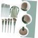minkissy 1set Makeup Brush Set Loose Powder Wooden Foundation Brush Professional Makeup Brush Smudge Brush Highlight Brush Green Powder Portable Miss Wooden Handle Mix Paint - Buy Online on GoSupps.com