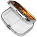 Chair and Wine at Sunset Lake Pill Case - Cute 2 Compartment Travel Pill Organizer for Pocket and Purse Gifts - Buy Online on GoSupps.com