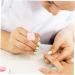 20pcs Medium Ring Palette Press on Nails - Nail Art Tools & Color Mixing Trays for Perfect Manicure - Buy Online on GoSupps.com
