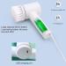 Electric Cleaning Scrubber Rotating Shower Scrubber Power Cleaning Brush with 4 Replaceable Head 1500mah Cordless Scrubber for Bathroom Kitchen Car Wash 5 Brush Heads - Buy Online on GoSupps.com