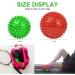 Uraqt Fascia Ball Set - Small Hedgehog Massage Balls for Muscle Tension Relief | Green & Red Knobbed Massage Balls for Feet Back Neck Hands - Buy Online on GoSupps.com