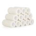 12 Roll self -adhesive bandage 10cm cohesive bandage self -adhering adhesive bandage combined elastic bandage for fingers hand cohesive bandage fixing association pet vet wrap for horse dog bandages (white)