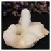 Room Decoration Natural White Crystal Cluster Quartz raw Minerals apophylite Specimen gem Stones for Home Decor Gift (Size : 280-380g)