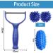 Premium Explant Massage Rollers with Handles | 3 Hedgehog Ball Foot Massage Scooter for Ultimate Relaxation | Self-Massage Fascia Roller for Foot Relief - Buy Online on GoSupps.com