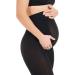 Herzmutter Maternity Tights 80DEN - Opaque Matt Black - Comfortable & Stylish Maternity Leggings - Buy Single or Set of 2 - Buy Online on GoSupps.com