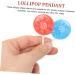 12 Pcs Lollipop Keychain Key Fob Lollipops DIY Pendant Charms DIY Lollipop Charms Self Made Bracelet 6X3CMx2pcs Assorted Colorx2pcs - Buy Online on GoSupps.com