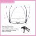 Cojwis 5 Pack Women's Reading Glasses | Blue Light Filter Spring Hinges Ultralight - 2.0x Magnification Assorted Patterns - Buy Online on GoSupps.com