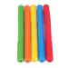 Buy 5-Piece Silicone Baby Tooth Tube Toys Set | Colorful Bite Rings for Boys & Girls | Includes Cleaning Brush - Buy Online on GoSupps.com