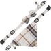 Faleela Breakaway Cat Collar with Bells - 2 Pack | Beige Bow + Bandana | Adjustable for Cats & Small Dogs - Buy Online on GoSupps.com