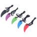Multicolored Tough Tooth-Shaped Silicone Necklace for Oral Motor Skills & Fear Relief - 5 Heat-Resistant Sensory Chewing Chains for PDD - Buy Online on GoSupps.com