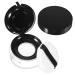 IWOWHERO Travel Foundation Container Travel Size Containers Powder Container with Puff Loose Powder Containers Foundation Travel Container Portable Travel Size Container Makeup Containers