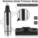 Tofuls Stainless Steel 3-in-1 Hair Trimmer for Men - Waterproof Nose, Ear, and Beard Trimmer - Facial Grooming Tool for Painless Hair Removal - Silver - Buy Online on GoSupps.com
