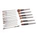 Premium 18-Piece Makeup Brush Set - Soft Powder Cosmetic Applicators for Eyeshadow Blush & Eyelashes | International Shipping Available - Buy Online on GoSupps.com