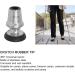 Universal Swivel Rubber Crutch Feet Walker Accessories 19mm Inner Diameter Replacement Cane Tip Walking Cane Stick Tips Universal Swivel Cane Elderly Care - Buy Online on GoSupps.com