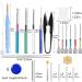 Jupean Embroidery Punch Needle Kit for Beginners - 156 PCS Punch Needle Tool, Embroidery Hoops, Thread, Needles - Buy Online on GoSupps.com