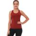 Women's Workout Tank Tops - 3 Pack Racerback Athletic Compression Shirts | Dry Fit Sleeveless Tops in Black, Grey, White - Size Large - Buy Online on GoSupps.com