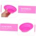 DOITOOL Cleaning Pad Silicone Makeup Cleaning Brush Silicone Brush Cleaning Mat Makeup Brush Cleaner Pad Makeup Egg Cleaner Eye Brush Washing Pad Cleaning Box Cosmetic Silica Gel 14.5x11cm Rosy - Buy Online on GoSupps.com