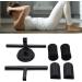 Ergonomic Design Sit Up Device Large Support Abdominal Training Device with Suction Cup Black - Buy Online on GoSupps.com