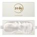 ZEDY 100% Silk Sleep Mask - Luxury Adjustable Eye Mask for Travel & Yoga - Soft Zero Pressure Comfort (Off White - Buy Online on GoSupps.com
