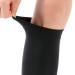 Compression stockings Wade compression stocking highly elastic nylon fabric Open point compression stockings for varicose veins improved blood circulation unisex (black)
