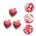 Heart-Shaped Makeup Sponge Set - 3 Beauty Powder Puffs for Flawless Skin | Hydrophilic Polyurethane Blending Sponges for Eye & Face Makeup | Perfect for Travel - Buy Online on GoSupps.com