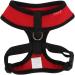 Puppia Soft Dog Harness, Breathable Mesh, Adjustable Chest Belt, Red - Size M (Neck 12, Chest 16-22) - Buy Online on GoSupps.com
