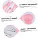 Frcolor Handheld Head Massager - Acupuncture Steel Tool for Ultimate Relaxation | Braided Spa Head Gripper with Wooden Beads in Pink - Buy Online on GoSupps.com
