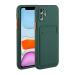 Tivenfezk Nadoli Silicone case for iPhone 15 Plus Ultra thin shockproof scratch -resistant wallet soft TPU protective cover mobile phone case with credit card holder iphone 15 plus dark green