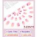 Sethexy French Short Square Barbie Pink Fake Nails - 24Pcs Glossy Press On Acrylic Stick on Nail Tips - Buy Online on GoSupps.com