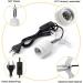 EECOO 300W Rotating Heat Lamp with Ceramic E27 Frame for Aquarium & Reptile - Includes Switch & Power Cable - Buy Online on GoSupps.com