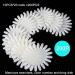 10Pcs Natural False Nail Flower Wheel | 200 Color Plastic Display Board Template | Sunflower Shaped Manicure Nails Art Tools Pack - Buy Online on GoSupps.com