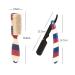 Professional Barber Straight Edge Razor & Brush Set - 5 Blades for Close Shaving | Red/White/Blue - Men's Grooming Essentials - Buy Online on GoSupps.com