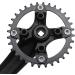 GANOPPER Square Taper Crankset with Black 32T Narrow Wide Chainring - Buy Online on GoSupps.com