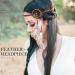 Zoestar Boho Feather Headband - Vintage Hippie Indian Headdress & Tribal Hair Accessories for Women & Girls | Perfect for Festivals! - Buy Online on GoSupps.com
