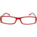 Stylish Designer Reading Glasses for Women - Red Glossy with Rhinestones Spring Hinge Multiple Diopter Options 1.0 to 3.0 - Buy Online on GoSupps.com