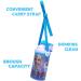 Disney Frozen Deluxe Carrying Strap One Touch Water Bottles with Reusable Built in Straw (Snow Canteen 16.9oz) - Buy Online on GoSupps.com