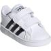 adidas Grand Court Tennis Shoe Toddler 6 Toddler - White/Black/White - Buy Online on GoSupps.com