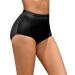 speerise Womens High Waisted Bikini Bottoms Shorts Spandex Ballet Dance Brief Panty Large Black