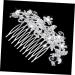 Ipetboom Bridal Wedding Hair Comb Vintage Alloy Hair Comb Crystal Hair Comb Rhinestone Headpiece Hair Comb Slide Clip Hairpiece Tiara Wig Rhinestone Comb Bride Hairpin Rhinestones - Buy Online on GoSupps.com