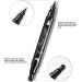 Eye Liner Pencils | Black Eye Liner Pencil Double-Headed Eye Liner Pen Long-Lasting Eye Makeup Stencil Cat Eye Winged Eye Liner - Buy Online on GoSupps.com