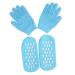 Healeved Gel Socks Moisturizing Toe Socks Moisturising Gloves Moisture Socks Gel Gloves and Socks Spa Gloves Socks for Heels Socks for Women Womens Socks Moisturizing Gloves Spa Socks Hand
