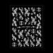 Adhesive Decals Lace Winter Sliders Embossed Flower White Nail Stickers 5D Acrylic Wedding Design(STZ-5D15)