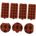 MAGICLULU 4pcs Chocolate Mold Silicone Molds Chocolates Baking Mold Silicone Cookie Molds Baking Cake Molds Chocolate DIY Molds Silicone Cake Molds DIY Cake Molds Biscuit Dessert Silica Gel - Buy Online on GoSupps.com