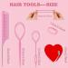 500pcs Clear Hair Elastic Bands with Cutter, Combs, and Topsy Tail Tool - Toddler & Girls Hair Accessories - Buy Online on GoSupps.com