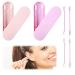 4 Pack Reusable Cotton Swabs Silicone Washable Ear Buds Portable Double-Ended Spiral Swab for Ear Cleaning Makeup