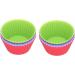 Cake Mold 10Pcs Silicone Muffin Cup Resuable Food Grade Cake Mold Cupcake Liners for Bakery Home - Buy Online on GoSupps.com