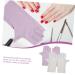 FRCOLOR Gel Nail Gloves 2 Pairs pink gloves nail art UV gloves sun protection gloves for women nail art supplies manicure gloves anti UV nail UV gloves manicure UV gloves nail lamp Nylon - Buy Online on GoSupps.com