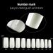 Square Shaped Acrylic Nail Tips 500PCS Full Cover False Nails with Case for DIY Nail Art 10 Sizes square-natural - Buy Online on GoSupps.com